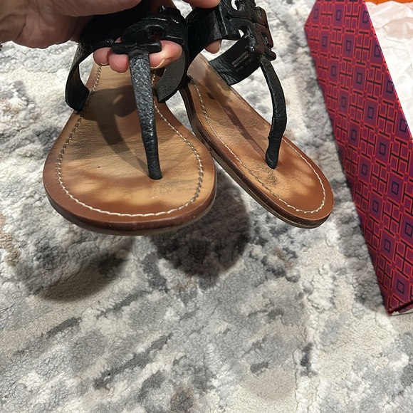 Moore Leather Thong Sandal Tory Burch - Picture 5 of 6